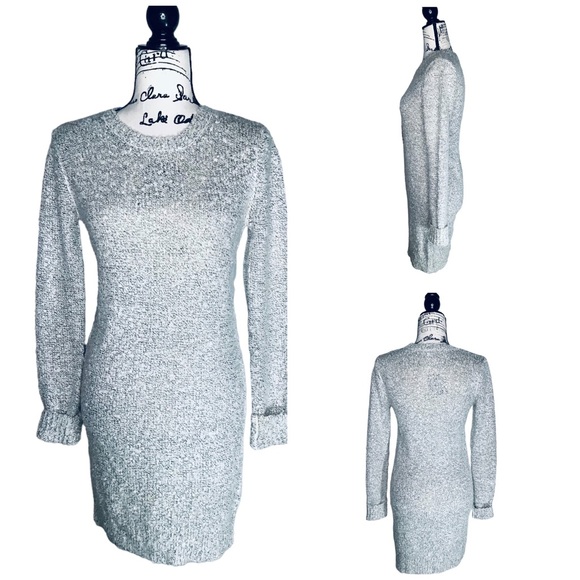 BCBGeneration - Long Sleeve Boatneck Knit Sweater Dress - Size Medium EUC - Picture 12 of 12